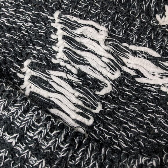 Vintage 80s Geometric Grandpa Sweater Size M Chunky Dad Knit Top - Picture 4 of 8